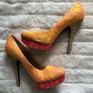 Rachel Rachel Roy Lace High Heels